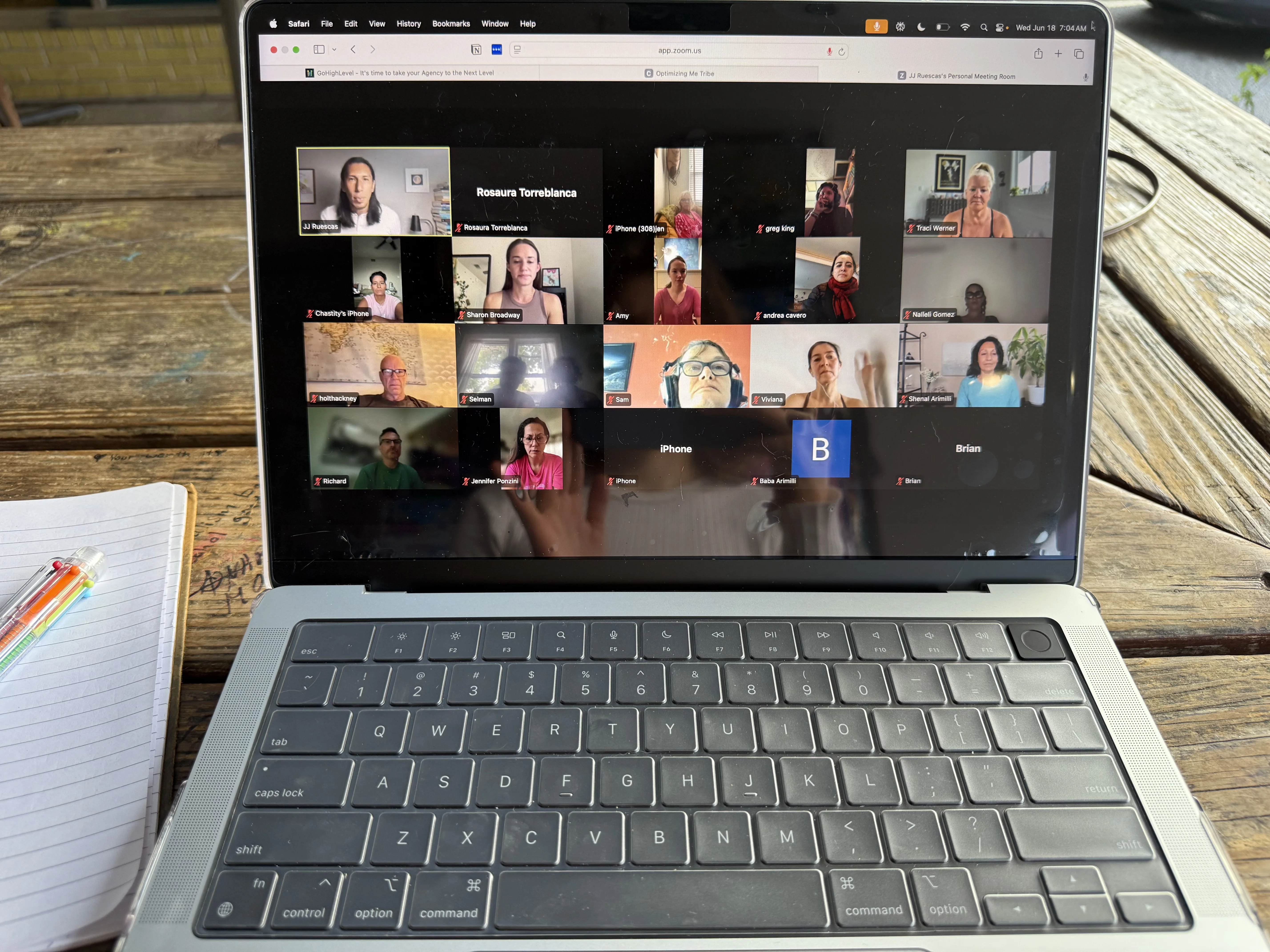 Breathing Lab session